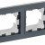 BRITE Рамка 2-местная IP44 РУ-2-БрГ-44 графит IEK, BR-M22-44-K53