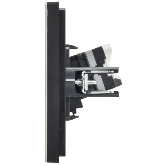 IEK FORTE&PIANO Розетка компьютерная RJ45 кат.5E FP632M металл шампань IEK, FP-K10-1-M-K37