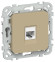 IEK FLITE Розетка компьютерная RJ45 категория 5Е UTP РК5е-1-0-ФлХ хаки IEK, FI-K12-1-K59
