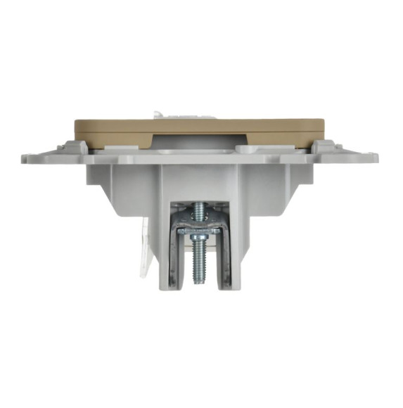 IEK FLITE Розетка компьютерная RJ45 категория 5Е UTP РК5е-1-0-ФлХ хаки IEK, FI-K12-1-K59