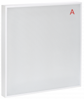 LIGHTING PRO Светильник светодиодный ДВО 2001A 45Вт 4000К IP40 588х588мм Грильято призма БАП 3ч IEK, LTP-DVO0-2001A-45-40-K01