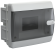 IEK UNION Compact Корпус пластиковый ЩРВ-П-6 IP41 черная прозрачная дверь IEK, UIC-KP12-V-06-41-K01