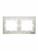 IEK BRITE Рамка 2-местная IP44 РУ-2-БрЖ-44 жемчуг , BR-M22-44-K36