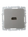 IEK BRITE Розетка HDMI РHDMI-0-БрС сталь IEK, BR-H10-K46 IEK BRITE Розетка HDMI РHDMI-0-БрС сталь IEK, BR-H10-K46