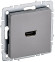 IEK BRITE Розетка HDMI РHDMI-0-БрС сталь IEK, BR-H10-K46 IEK BRITE Розетка HDMI РHDMI-0-БрС сталь IEK, BR-H10-K46