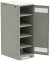 IEK ITK LINEA B Шкаф (пустой) 1700х600мм дверь метал. сер., LB35-17H69-M