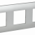 SKANDY Рамка 3-местная SK-F03S серебряный IEK, SK-M32-K23