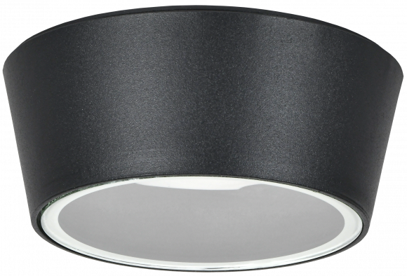 IEK LIGHTING Светильник уличный 5104 потолочный под лампу GX53 IP65 черный IEK, LT-UPU0-5104-GX53-1-K02