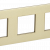 SKANDY Рамка 3-местная SK-F33Sh металл шампань IEK, SK-M32-M-K37