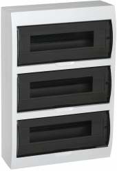 KREPTA 3 Корпус пластиковый ЩРН-Пк-45 IP41 белый IEK, MKP12-N-04-45-41
