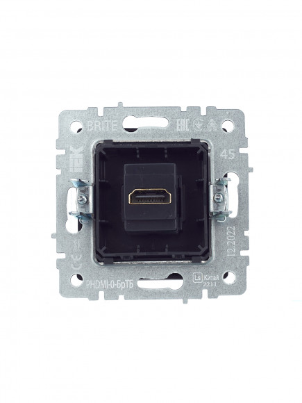 IEK BRITE Розетка HDMI РHDMI-0-БрТБ темная бронза IEK, BR-H10-K45