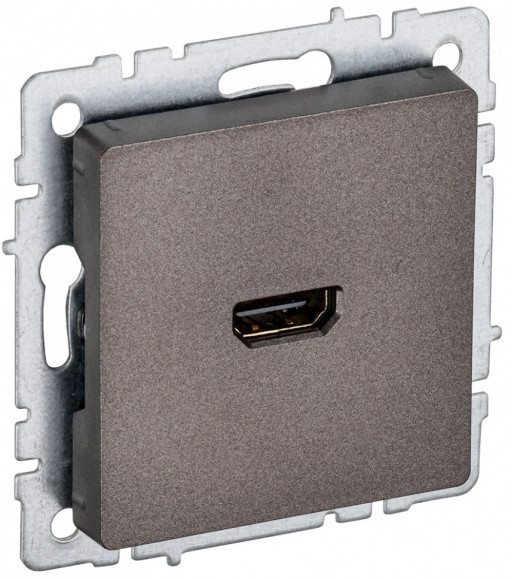 IEK BRITE Розетка HDMI РHDMI-0-БрТБ темная бронза IEK, BR-H10-K45