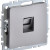 BRITE Розетка компьютерная RJ45 кат.5E РК10-БрС сталь IEK, BR-K10-1-K46