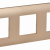 SKANDY Рамка 3-местная SK-F03Sa песочный IEK, SK-M32-K98