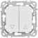 IEK FLITE Выключатель жалюзи 10А ВЖ52-2-0-ФлБ белый IEK, FI-V15-0-10-1-K01