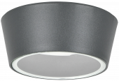 LIGHTING Светильник уличный 5104 потолочный под лампу GX53 IP65 серый IEK, LT-UPU0-5104-GX53-1-K03