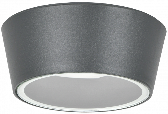 IEK LIGHTING Светильник уличный 5104 потолочный под лампу GX53 IP65 серый IEK, LT-UPU0-5104-GX53-1-K03