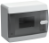 IEK UNION Compact Корпус пластиковый ЩРН-П-6 IP41 черная прозрачная дверь IEK, UIC-KP12-N-06-41-K01 IEK UNION Compact Корпус пластиковый ЩРН-П-6 IP41 черная прозрачная дверь IEK, UIC-KP12-N-06-41-K01