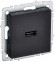 IEK BRITE Розетка HDMI РHDMI-0-БрЧ черный IEK, BR-H10-K02