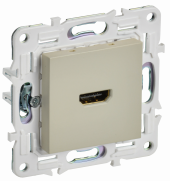 SKANDY Розетка HDMI SK-H01B бежевый , SK-H10-K10