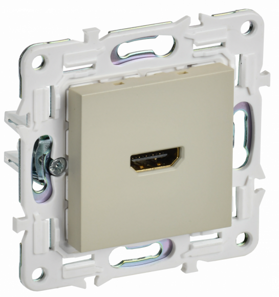IEK SKANDY Розетка HDMI SK-H01B бежевый IEK, SK-H10-K10
