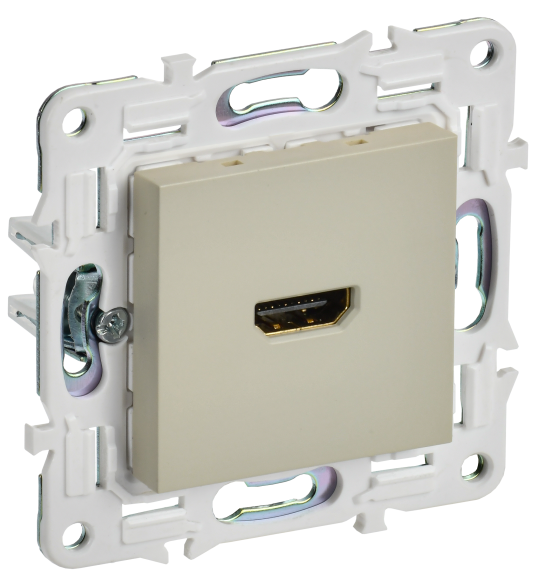 IEK SKANDY Розетка HDMI SK-H01B бежевый , SK-H10-K10