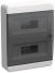 IEK TEKFOR Корпус пластиковый ЩРН-П-24 IP41 черная прозрачная дверь IEK, TF5-KP12-N-24-41-K01-K03