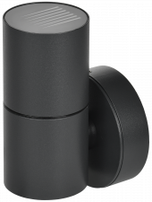 LIGHTING Светильник уличный 5112 настенный под лампу GU10 IP65 черный IEK, LT-UPU0-5112-GU10-1-K02