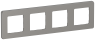 IEKINSPIRIA Рамка 4-местная 6739671 дымчатый IEK
