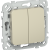 FLITE Выключатель 2-клавишный кнопочный 10А ВС12-2-0-ФлШ шампань IEK, FI-V24-0-10-1-K37