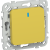 FLITE Выключатель 1-клавишный с индикацией 10А ВС11-1-1-ФлЖК желтый карри IEK, FI-V10-1-10-1-K44