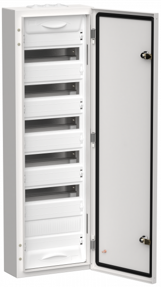 IEK TITAN 5 Корпус металлический ЩРн-72 (1х72) 960х310х140мм IP54 белый (одна дверь) IEK, TI5-50-N-072-54