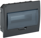 KREPTA 3 Корпус пластиковый ЩРВ-П-12 IP41 черный IEK, MKP12-V-12-41-K02