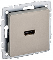 BRITE Розетка HDMI РHDMI-0-БрШ шампань , BR-H10-K37