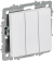 IEK BRITE Выключатель 3-клавишный 10А ВС10-3-0-БрАБ арктический белый , BR-V30-0-10-K91