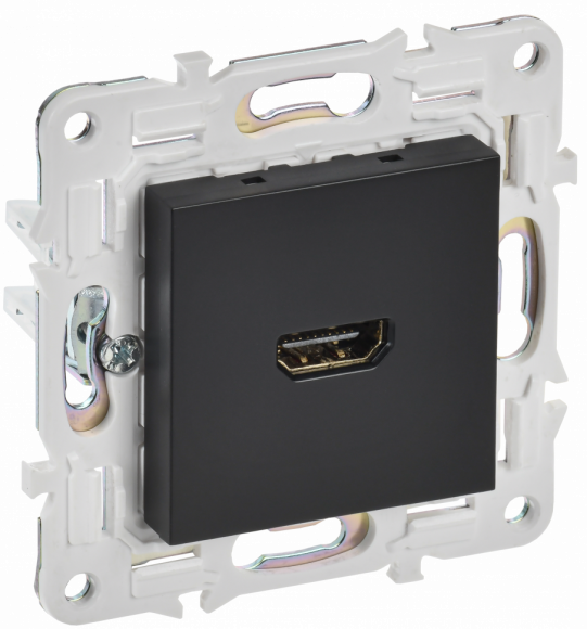 IEK SKANDY Розетка HDMI SK-H01Bl черный , SK-H10-K02 IEK SKANDY Розетка HDMI SK-H01Bl черный , SK-H10-K02
