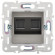 IEK SKANDY Розетка компьютерная двойная RJ45 кат.5E SK-K03N металл никель , SK-K20-1-K50