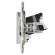 IEK SKANDY Розетка компьютерная двойная RJ45 кат.5E SK-K03N металл никель , SK-K20-1-K50