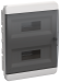 IEK TEKFOR Корпус пластиковый ЩРВ-П-24 IP41 черная прозрачная дверь IEK, TF5-KP12-V-24-41-K01-K03 IEK TEKFOR Корпус пластиковый ЩРВ-П-24 IP41 черная прозрачная дверь IEK, TF5-KP12-V-24-41-K01-K03