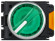 IEK Переключатель с подсвесткой на 2 положения 1NO+1NC зелёный MASTER IEK, MI-SW60-11XD-3-14-2-K06