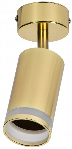 IEK LIGHTING Светильник 4006 накладной настено-потолочный под лампу GU10 золото IEK, LT-USB0-4006-GU10-1-K22