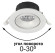IEK LIGHTING PRO Светильник светодиодный поворотный ДВО 1812 7Вт 4000К IP20 круг белый IEK, LTP-DSO0-1812-07-40-K01
