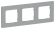IEK FLITE Рамка 3-местная РУ-3-К-ФлС серый IEK, FI-M32-32-20-K03, Classic IEK FLITE Рамка 3-местная РУ-3-К-ФлС серый IEK, FI-M32-32-20-K03, Classic