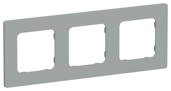 IEK FLITE Рамка 3-местная РУ-3-К-ФлС серый IEK, FI-M32-32-20-K03, Classic IEK FLITE Рамка 3-местная РУ-3-К-ФлС серый IEK, FI-M32-32-20-K03, Classic