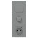 IEK FLITE Рамка 3-местная РУ-3-К-ФлС серый IEK, FI-M32-32-20-K03, Classic IEK FLITE Рамка 3-местная РУ-3-К-ФлС серый IEK, FI-M32-32-20-K03, Classic