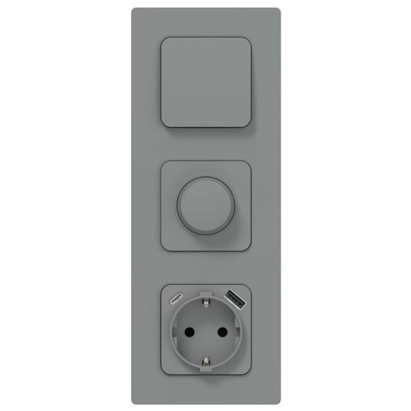 IEK FLITE Рамка 3-местная РУ-3-К-ФлС серый IEK, FI-M32-32-20-K03, Classic IEK FLITE Рамка 3-местная РУ-3-К-ФлС серый IEK, FI-M32-32-20-K03, Classic