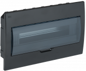 KREPTA 3 Корпус пластиковый ЩРВ-П-18 IP41 черный IEK, MKP12-V-18-41-K02