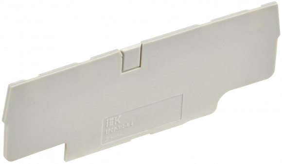 IEK Заглушка для колодки клеммной CP-MC 4 вывода 4мм2 серая IEK, YCT22-00-4-K03-004-ZGL