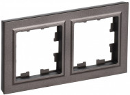BRITE Рамка 2-местная IP44 РУ-2-БрТБ-44 темная бронза , BR-M22-44-K45