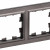 BRITE Рамка 2-местная IP44 РУ-2-БрТБ-44 темная бронза IEK, BR-M22-44-K45